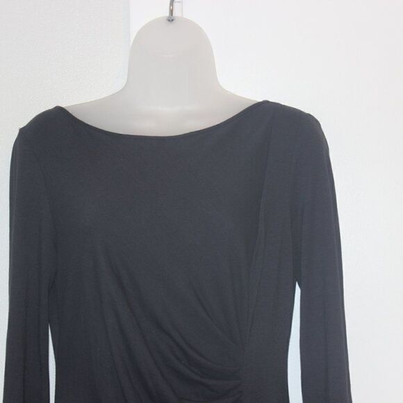 Genny Black Long Sleeve  Dress Women Size 8 - Picture 6 of 13